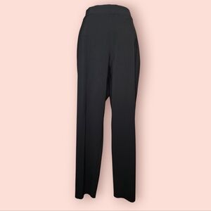 M.M. LAFLEUR The Jordan Wide-Leg Trouser - Butter Ponte Black Women's Pants Sz 8